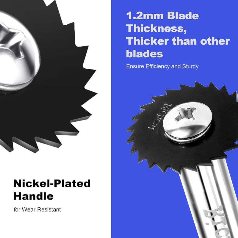 Richcat Inside Pipe Cutter with 3 Replaced Blades, for PVC and Plastic Pipe,Blade 1.2mm thick - Image 2